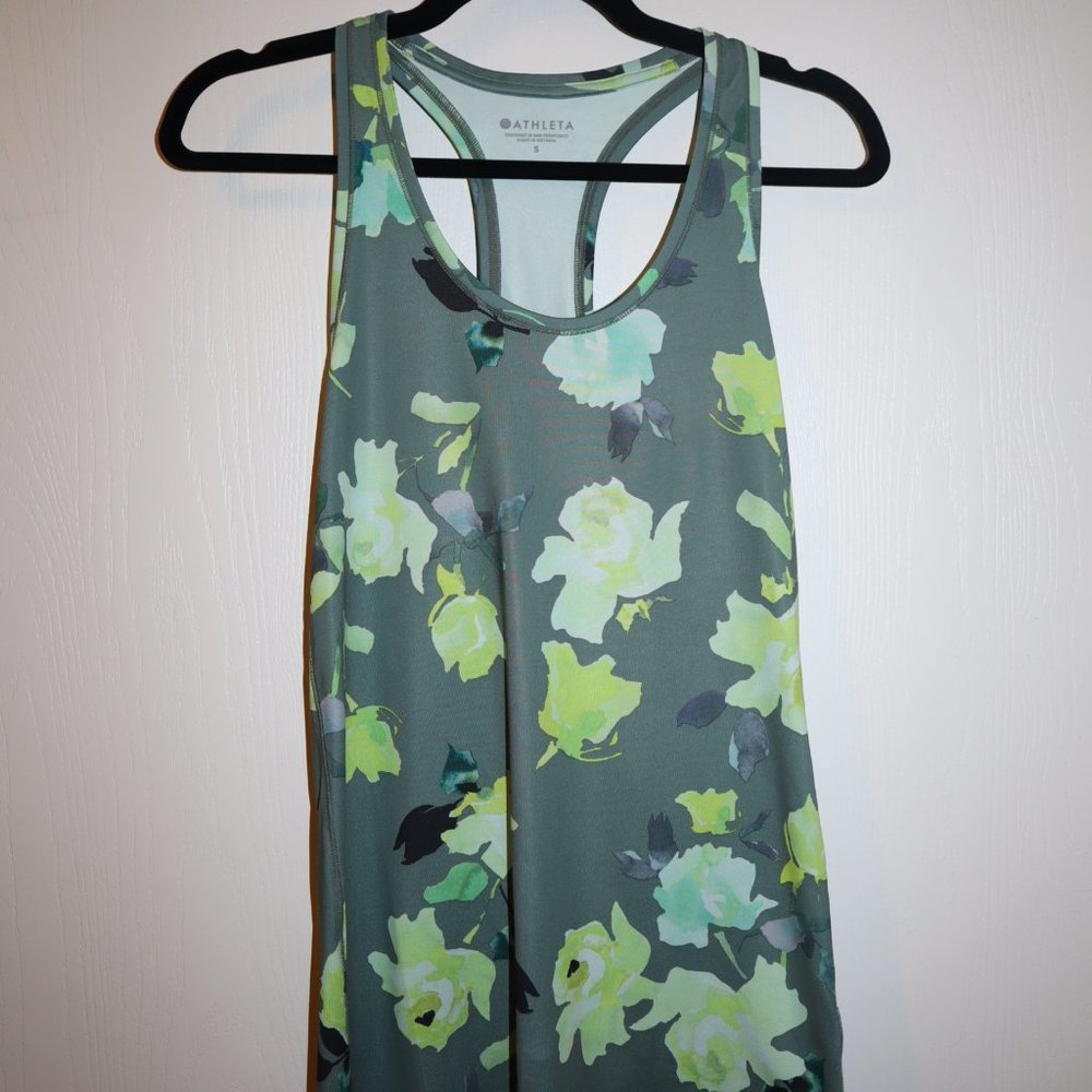 Athleta Floral Tank Top
